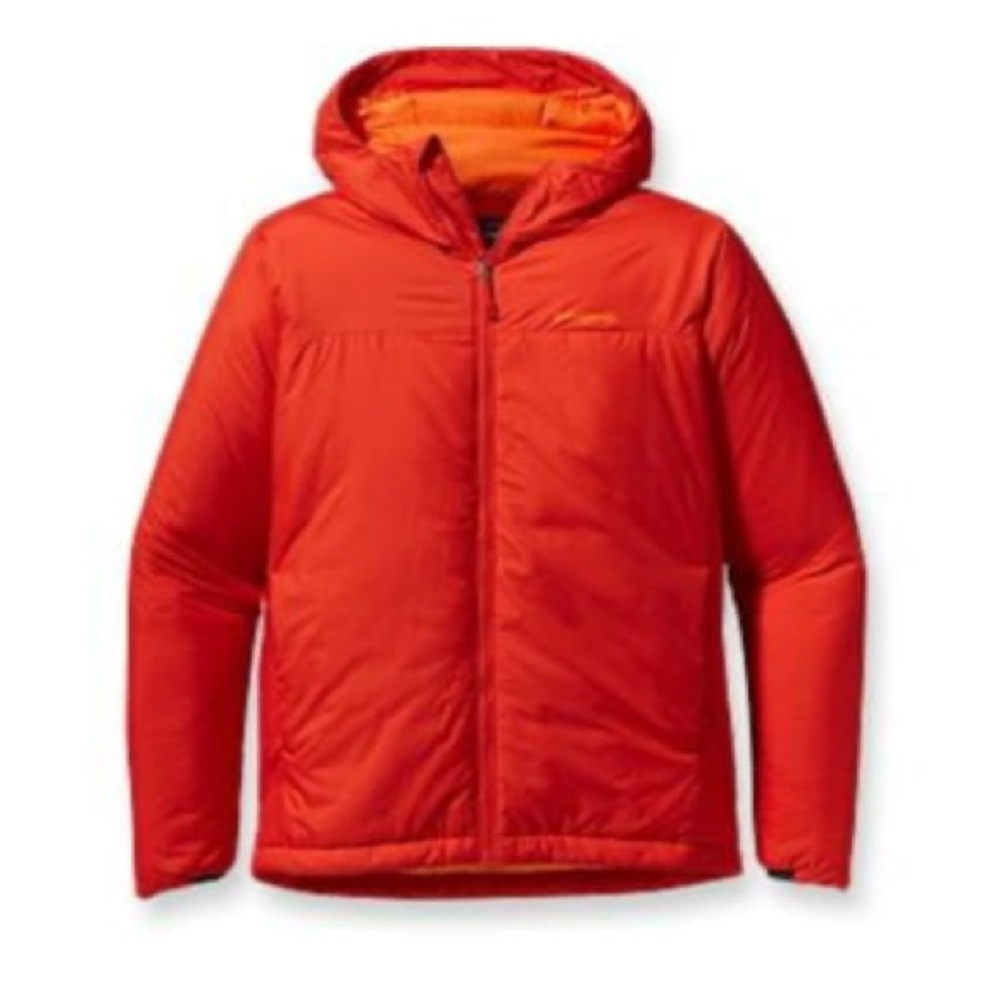 PATAGONIA orange micro puff hoody